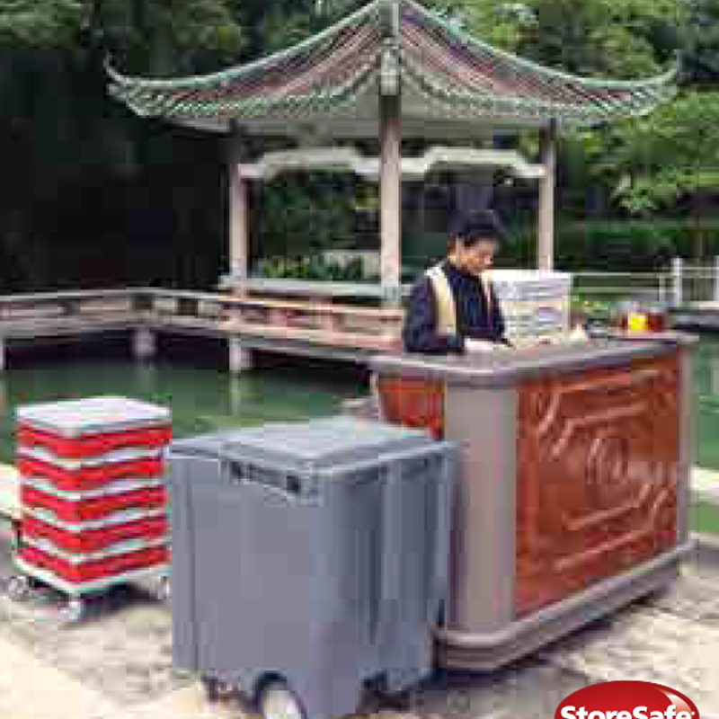 ICS100L/ICS175L/ICS175LB 美國(guó)CAMBRO 拉蓋儲(chǔ)冰車場(chǎng)景1